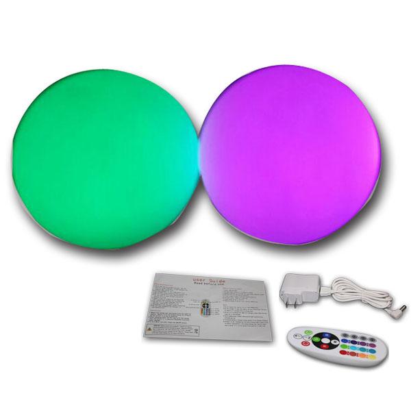 Color al aire libre teledirigido de las luces de la Navidad de la bola de la ejecución/LED que cambia la bola ligera