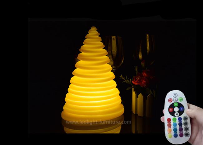 Lámparas de mesa decorativas creativas de Vision LED, lámparas de mesa con pilas sin cuerda 