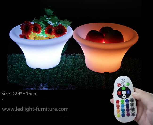 Refrigerador decorativo del partido del cubo de hielo del LED para la fruta, cubo de hielo iluminado 