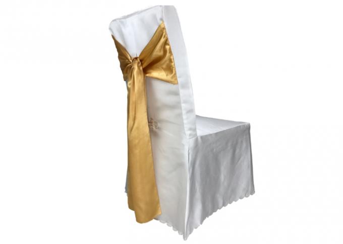 Recepción blanca del marco de la cubierta de la silla del mantel de la decoración de la boda del alquiler hermoso de los muebles