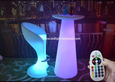 China Colores que cambian la prenda impermeable de la silla de la barra del LED arriba luminosa para el club nocturno proveedor