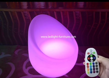 China El huevo formó la silla de la barra del LED/interior elegantes enciende para arriba sillas con 16 colores proveedor