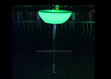 China Iluminación plegable encima de la tabla de cóctel del LED/de la mesa de centro interactiva del LED con el top del vidrio proveedor