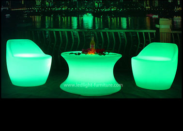 China Tipo iluminado mesa de centro de los muebles del LED fijada con la luz recargable del RGB proveedor