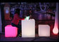 Los colores al aire libre que cambian el LED cubican la silla ligera recargable para el hotel/el Pub/KTV proveedor