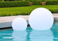 prenda impermeable de las luces de la bola de los 80cm LED, luces flotantes de la bola de piscina del parque plástico del PE  proveedor
