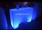 Muebles comerciales coloridos del LED de la tabla moderna de la barra ligera para el club nocturno proveedor
