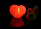 Lámpara de mesa en forma de corazón romántica con los colores multi que cambian el regulador proveedor