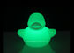 Luz de goma plástica de la noche del pato del juguete animal divertido LED ambiental y ahorro de energía proveedor