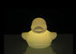 Luz de goma plástica de la noche del pato del juguete animal divertido LED ambiental y ahorro de energía proveedor
