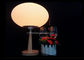 CA 110V - 240V el huevo del poder LED formó las lámparas de mesa con el tenedor bajo de madera proveedor