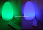Lámparas de mesa decorativas modificadas para requisitos particulares del LED, luz cambiante del huevo del color cambiable  proveedor