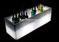 Colores iluminados del cubo de hielo del rectángulo LED dieciséis que cambian para la exhibición del vino proveedor
