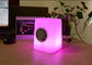 Luz inalámbrica del cubo del LED/lámpara de mesa musical del LED con el Presidente de Bluetooth proveedor