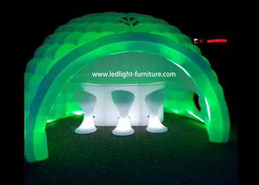 China 16 colores que cambian la tienda inflable del iglú del LED para el acontecimiento/el negocio del partido muestran fábrica