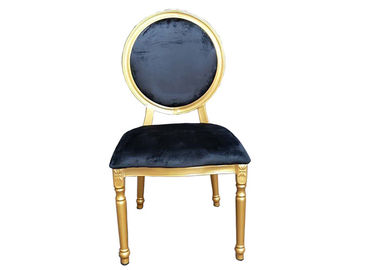 Alquiler de los muebles de la boda de la silla de Louis del hotel con la parte posterior redonda, diseño modificado para requisitos particulares del amortiguador
