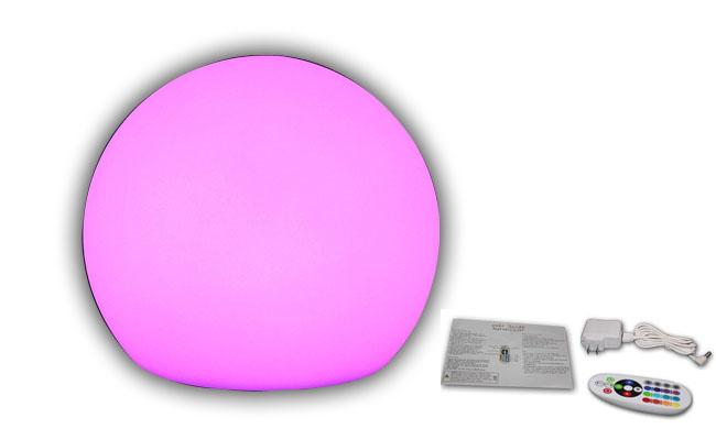 La bola del humor LED del material plástico enciende el diámetro 10 cm con teledirigido