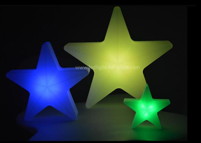 Colores que cambian la prenda impermeable de la luz de la noche de la estrella de niños del LED para la decoración casera