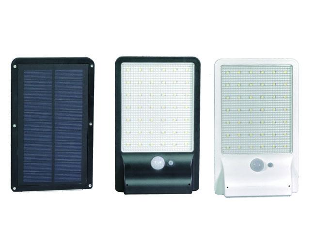 Pequeña seguridad de 42 LED del panel solar del alto brillo luces de calle para el jardín/la yarda