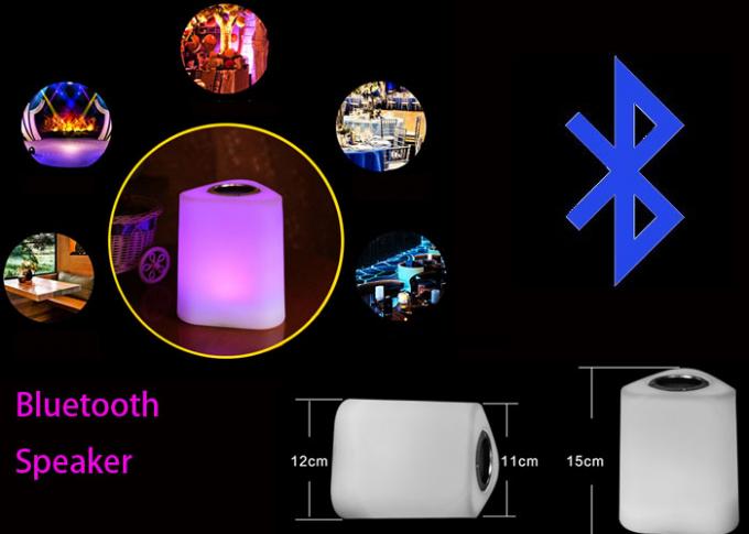 3 colores que cambian el LED cubican la luz/Presidente formado 3D de Bluetooth del cubo del LED