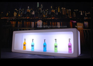 China Cubos con pilas de la barra ligera, exhibición iluminada resplandor grande de la botella  proveedor