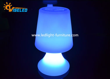 China El tipo de la lámpara de mesa llevó la caja blanca del Presidente de Bluetooth con teledirigido proveedor