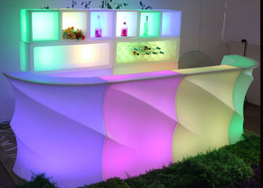 China Los muebles del club nocturno LED encienden para arriba el contador de la barra con la batería de ión de litio proveedor