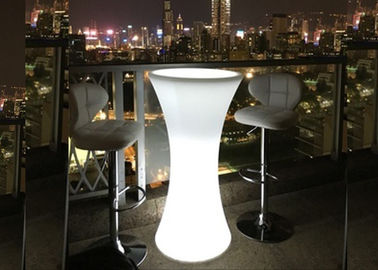 China Altos muebles redondos de la tabla de cóctel fijados con la iluminación colorida proveedor