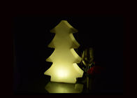 Lámpara de mesa colorida del árbol de navidad del festival del PE de la luz material de la decoración
