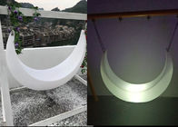 China Los muebles al aire libre de la luz del LED, humor formado llevaron la silla ligera del oscilación compañía