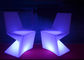 Muebles de forma diamantada de la luz del salón LED, sillas llevadas y tablas para la barra proveedor