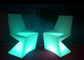 Muebles de forma diamantada de la luz del salón LED, sillas llevadas y tablas para la barra proveedor