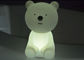 Lámparas de mesa adorables sin cuerda de la luz de la noche del oso del resplandor del LED/de la luz de la noche de los niños proveedor