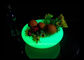 La fruta del RGB LED del plástico enciende para arriba las bandejas del cóctel para la decoración del acontecimiento del partido proveedor