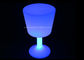 El diseño especial LED enciende para arriba la tabla lateral con pilas con forma de la copa de vino proveedor