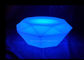 La prueba elegante del tiempo de la tabla de cóctel del diseño LED del diamante con relaja la luz suave proveedor