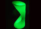 Ponga verde los taburetes de bar encendidos/los muebles al aire libre iluminados de las sillas que brillan intensamente proveedor