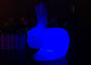 Luz formada conejito lindo de la noche del LED, cambio blanco de los colores de la lámpara 16 del conejo proveedor