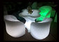 Tipo 4 tabla Eco determinado de los muebles del jardín que brilla intensamente de AND1 de la silla de la barra del LED amistoso proveedor