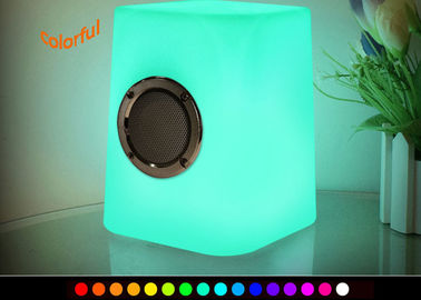 Luz inalámbrica del cubo del LED/lámpara de mesa musical del LED con el Presidente de Bluetooth